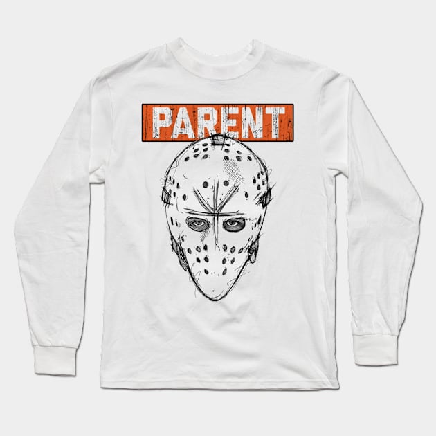 Bernie Parent New York I Facemask Long Sleeve T-Shirt by stevenmsparks